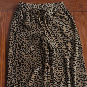 Leopard Print Pajama Pants